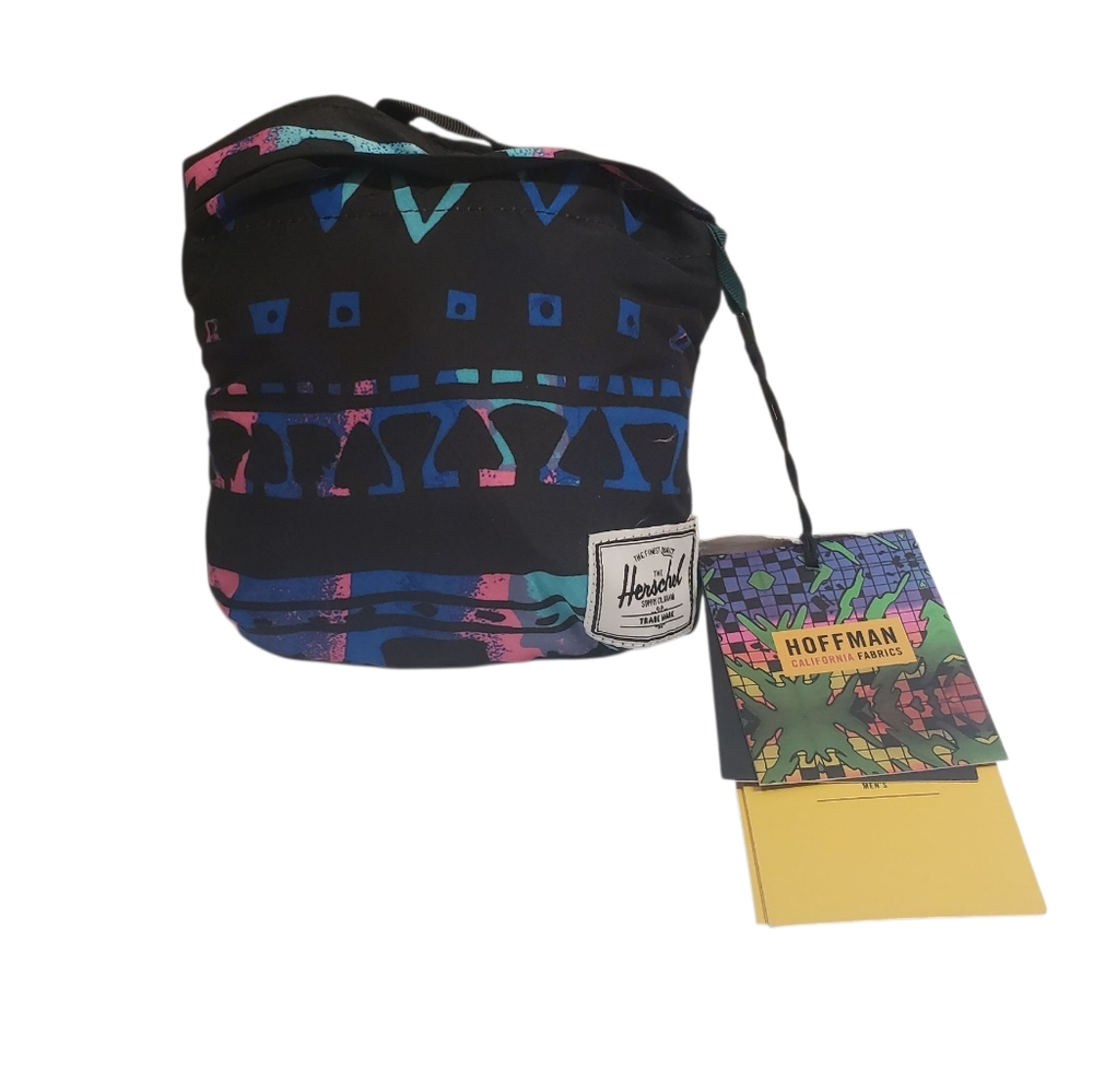 Herschel Voyage Coach Jacket Hoffman ZigZag Rain Wind Unisex Packable Size M - Picture 4 of 15